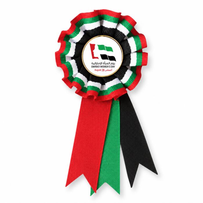 Rosette for Emirati woman's day